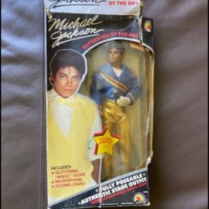 Vintage 1984 LJN Michael Jackson Grammy Awards Outfit 12" Doll Action Figure